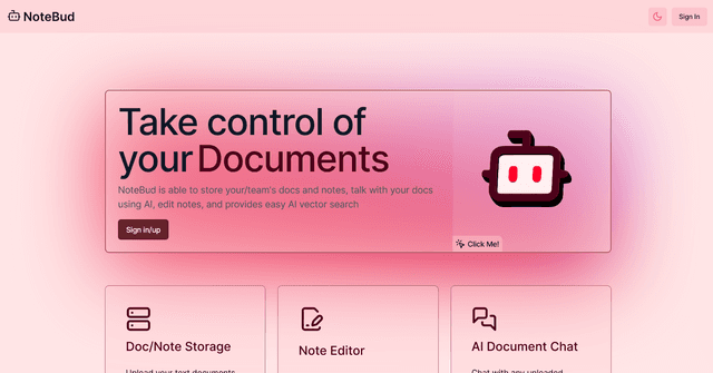 NoteBud screenshot